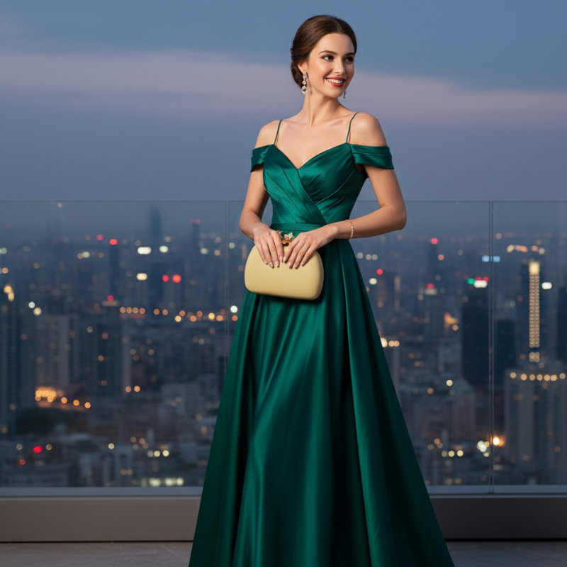 Luxe Floral Pearl Clutch Bag