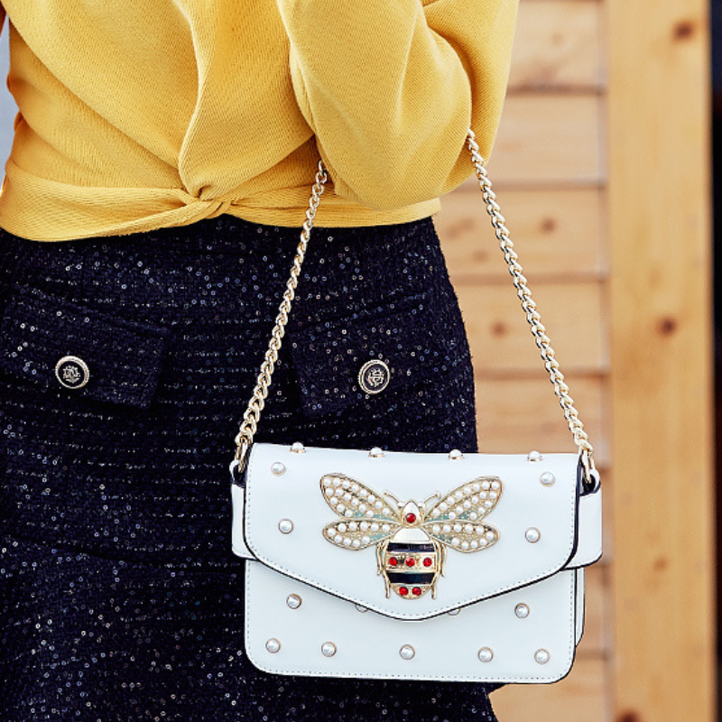 Pearl Bee Women’s Square Shoulder Bag