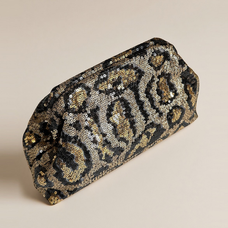 Serpentine Shimmer Women’s Evening Clutch Bag