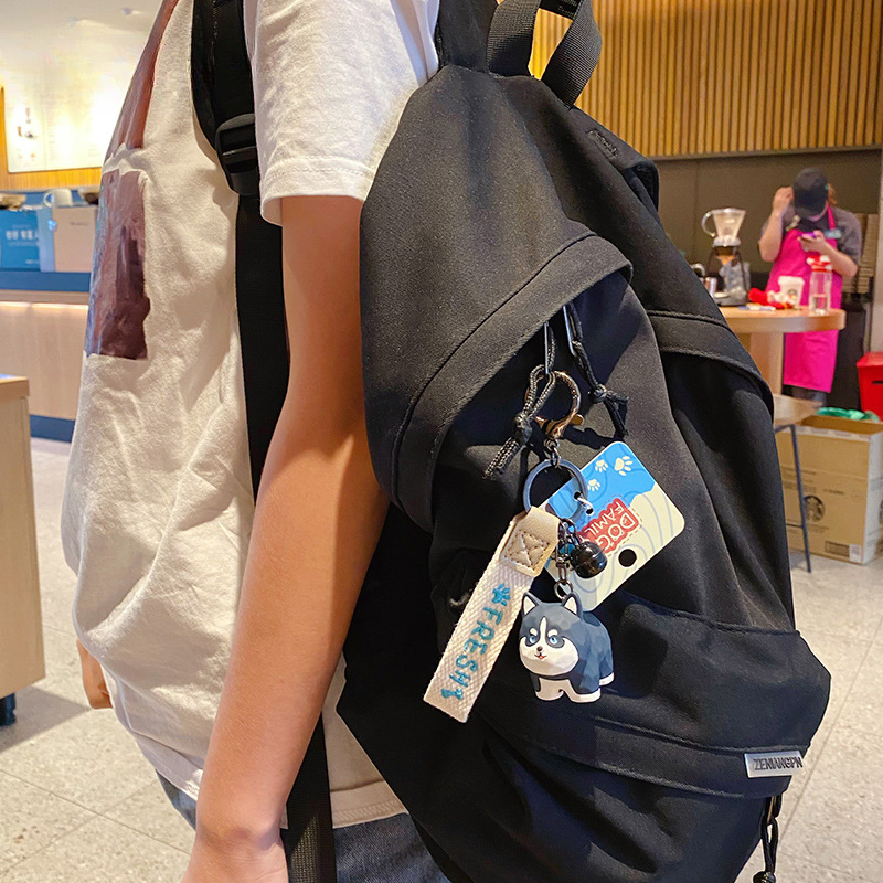 Creative Husky Resin Bag Charm