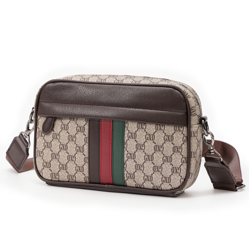 Trendy PU Leather Messenger Crossbody Bag