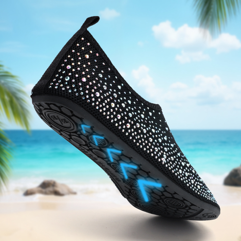 Women’s Mesh Rhinestone Fisherman Pumps