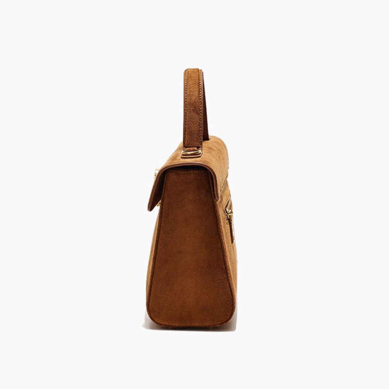 Luxury Retro Suede Handbag
