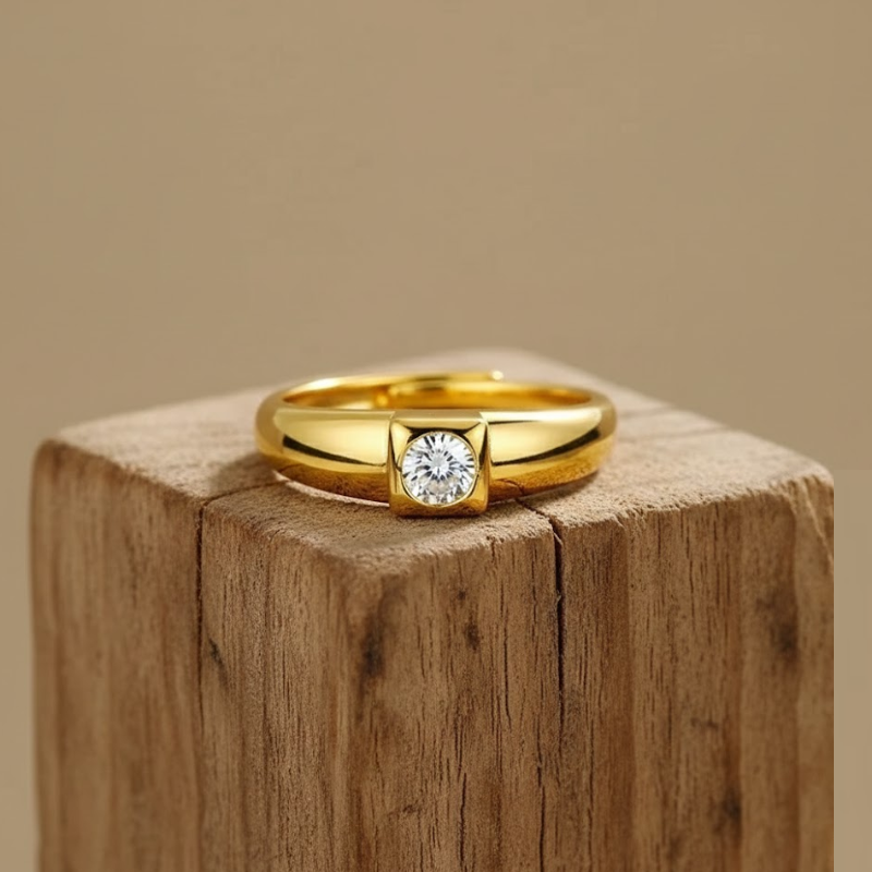 Vintage Alloy Couple Wedding Rings