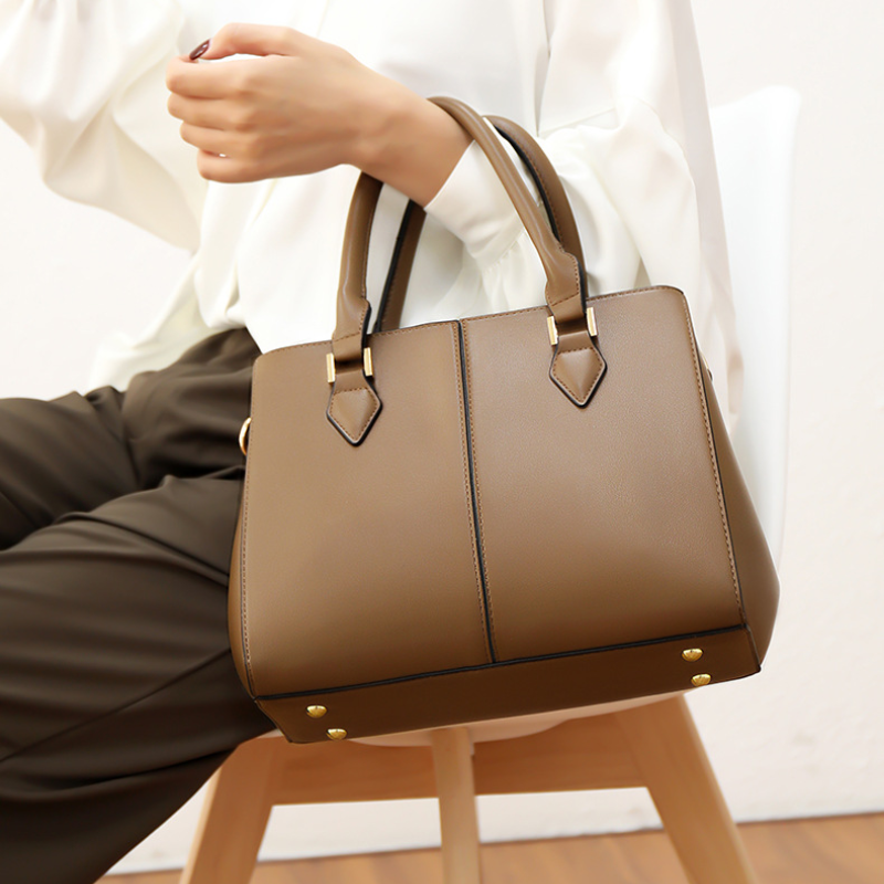 Soft Luxe Large Capacity Leather Handbag For Women