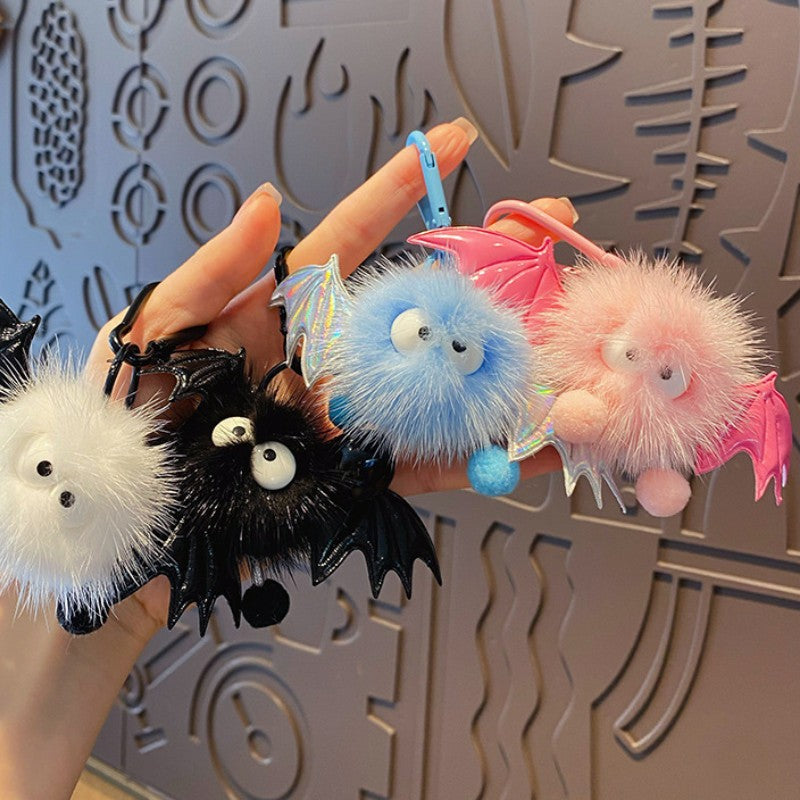 Little Devil Mink Fur Bag Charm