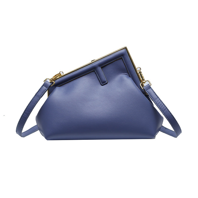 Sleek Clasp Crossbody Bag