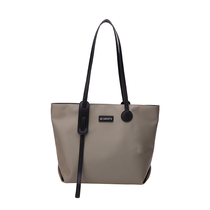 Waterproof Nylon Commuter Large Shoulder Tote Bag