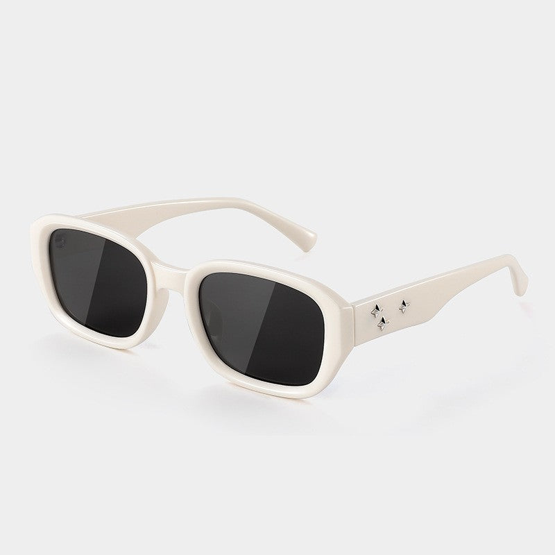 Bold Edge Wide Frame Sunglasses