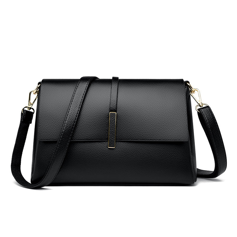 Noir Edge Luxe Crossbody Bag