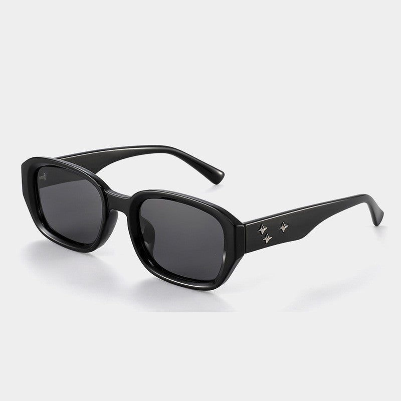 Bold Edge Wide Frame Sunglasses