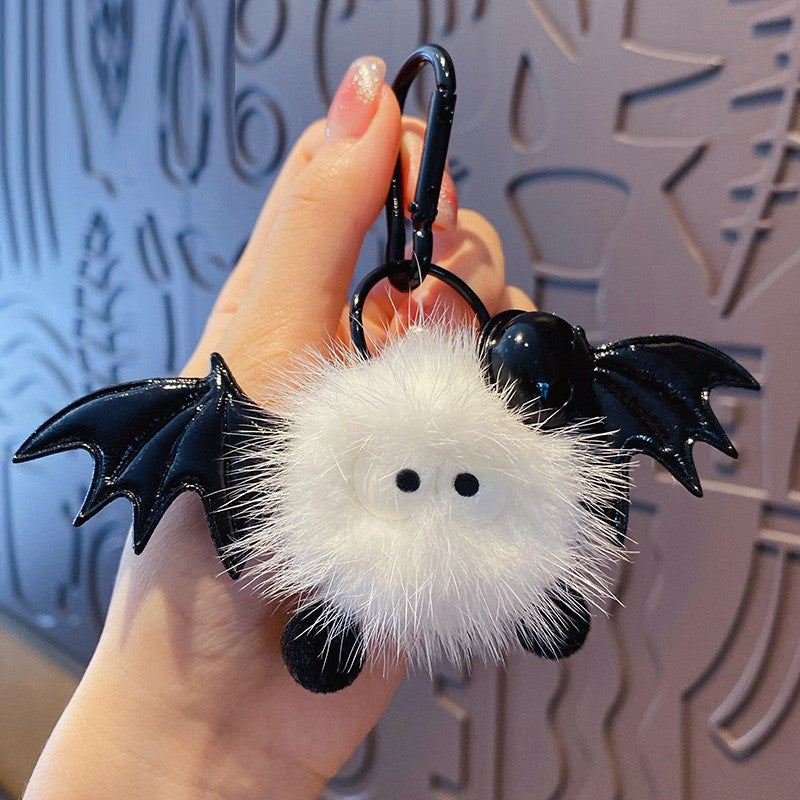 Little Devil Mink Fur Bag Charm