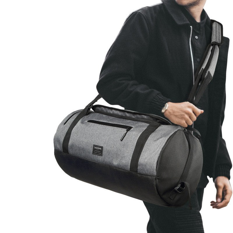 Multifunctional Polyester Travel Duffle Bag with Shoe Compartment