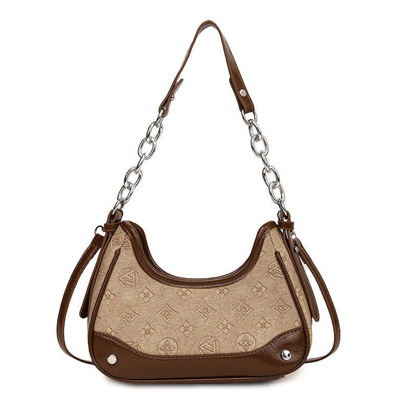 Midnight Crescent Shoulder Bag