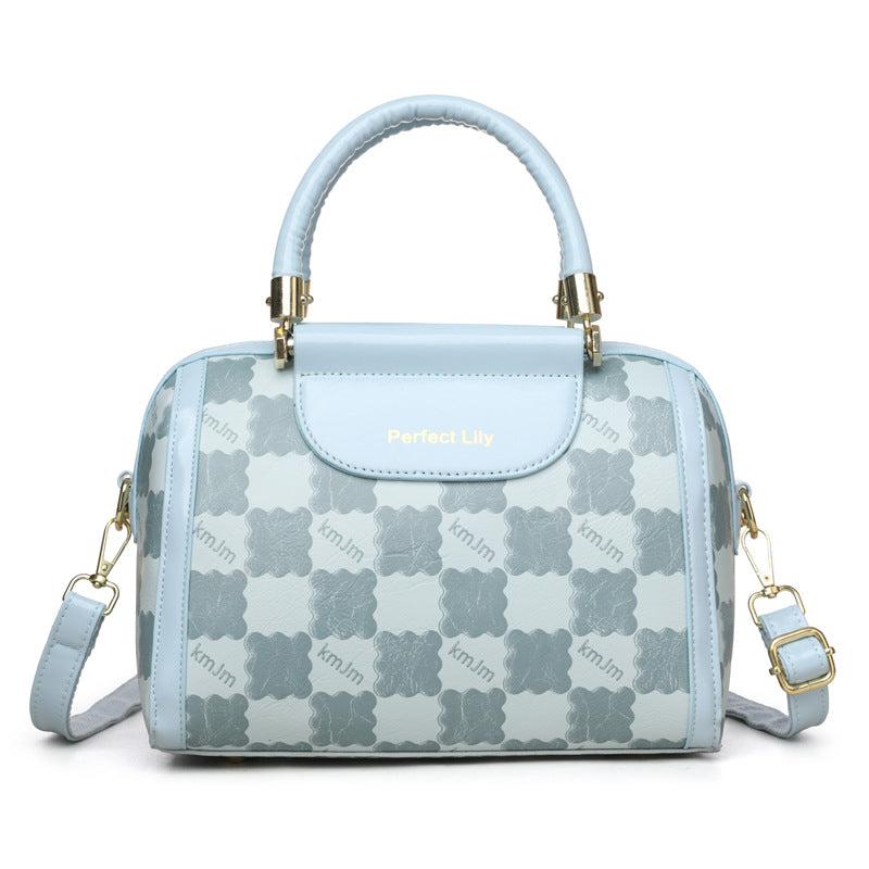 Blush Checkmate Handbag