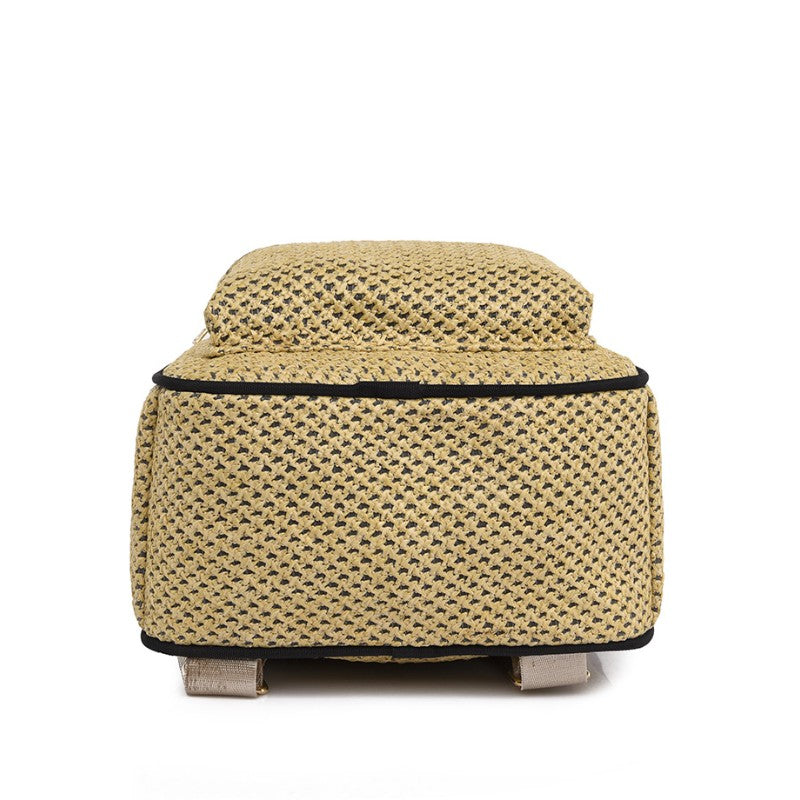 Straw Woven Fashion Backpack