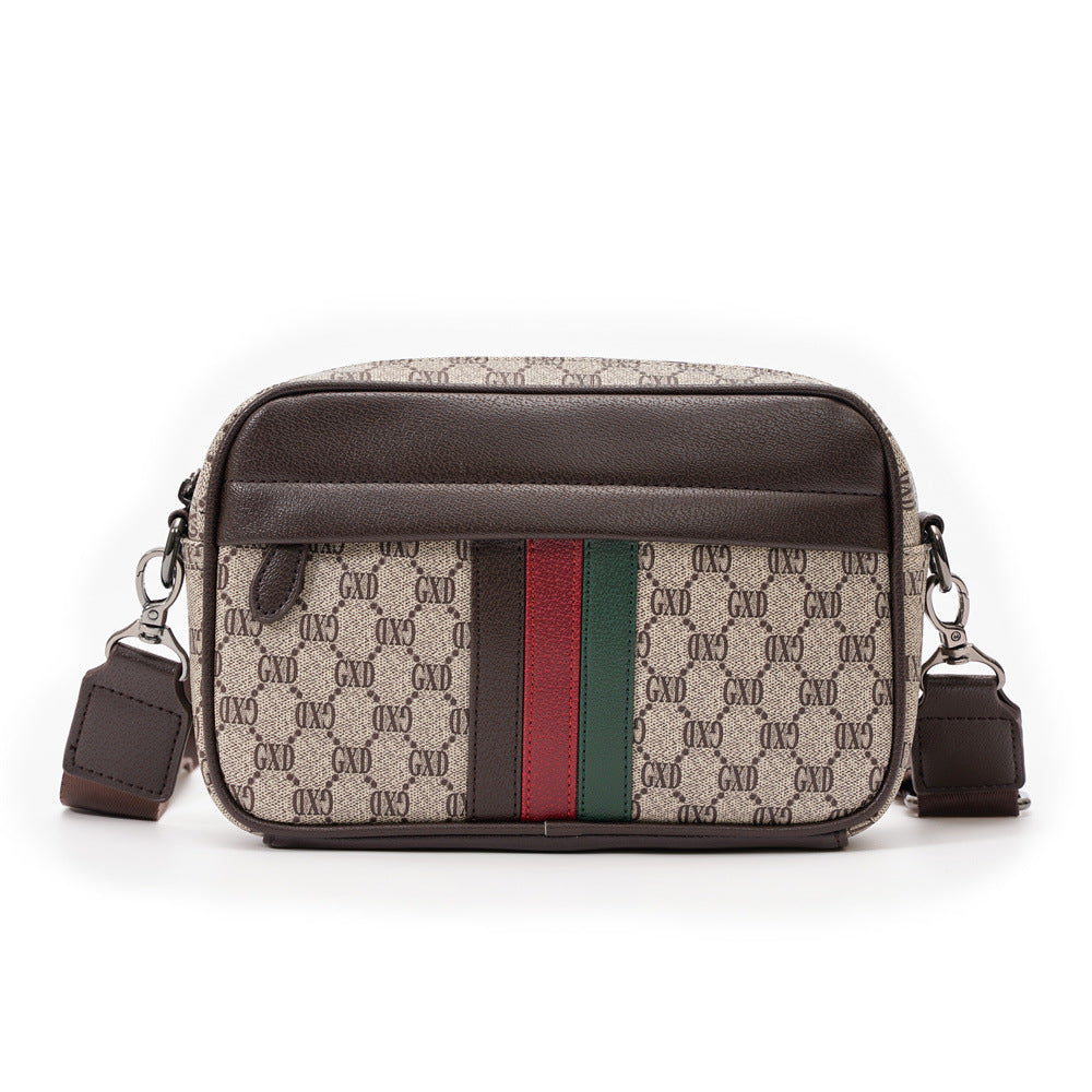 Trendy PU Leather Messenger Crossbody Bag