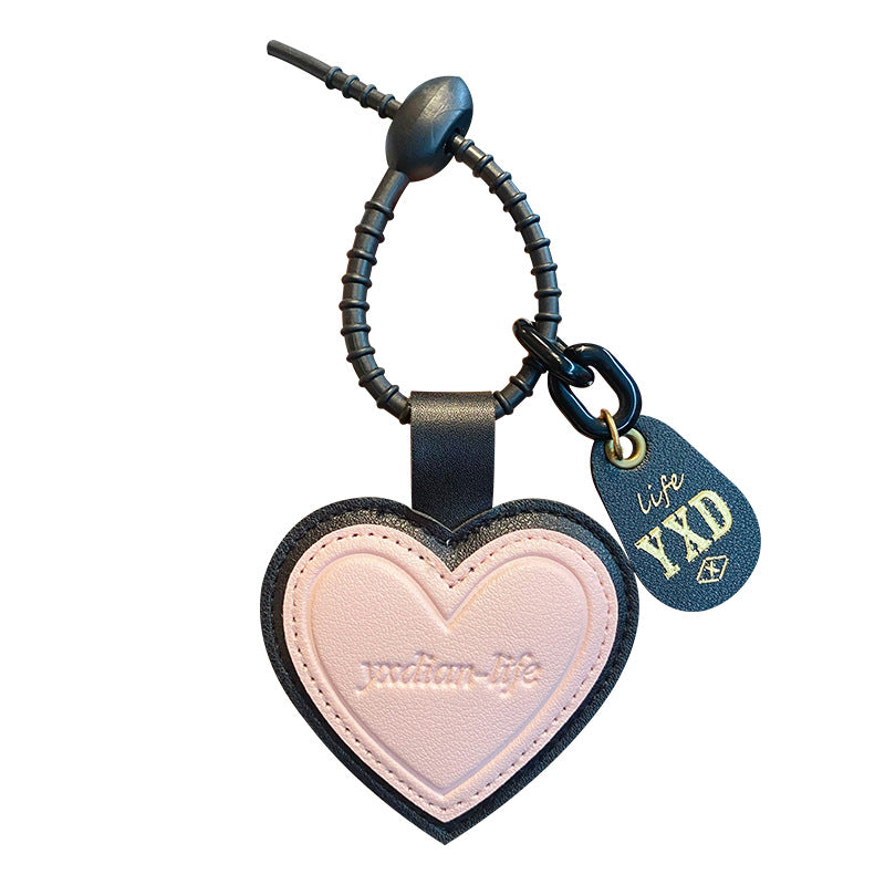Heart-Shaped Leather Bag Charm – The Patchee Bangladesh women’s heart leather charm