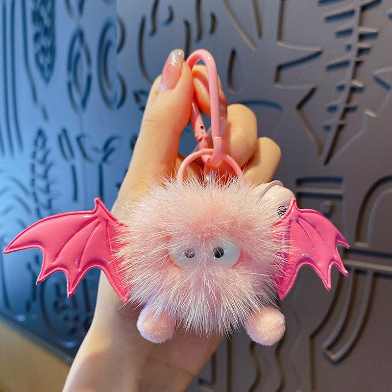 Little Devil Mink Fur Bag Charm