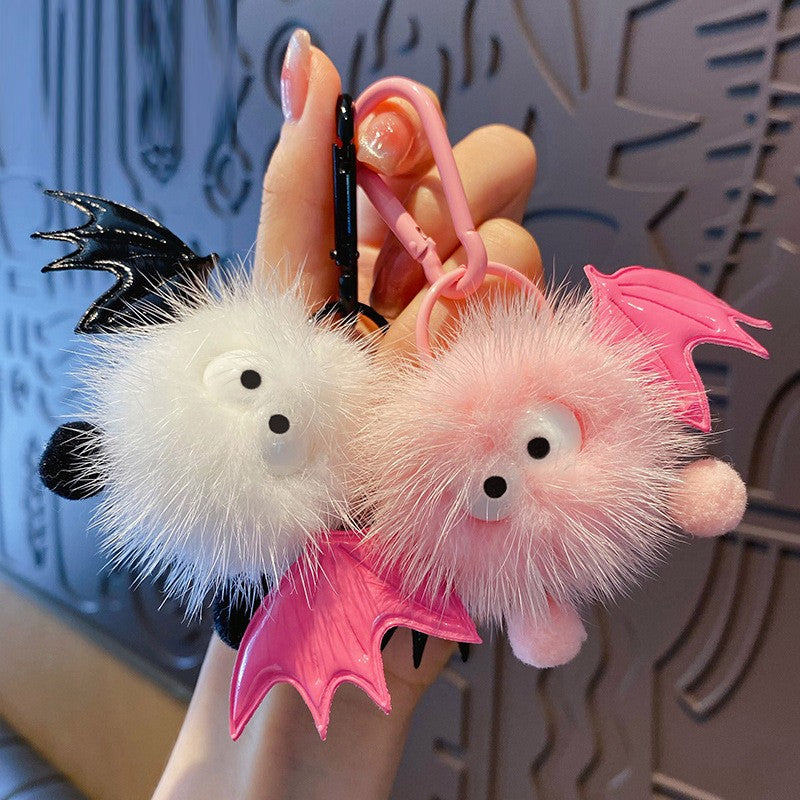 Little Devil Mink Fur Bag Charm