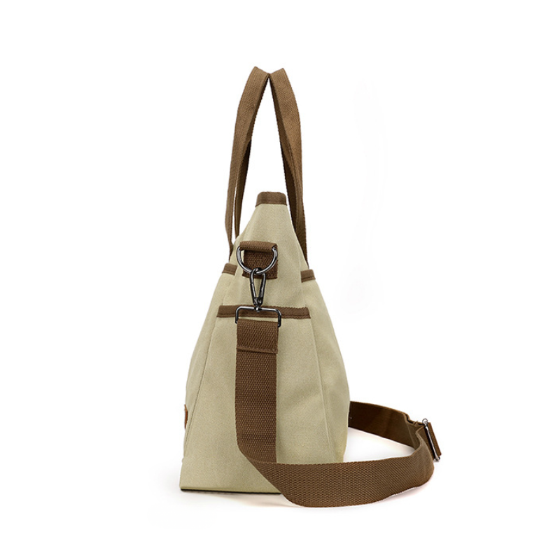 Canvas Solid Color Fashion Tote Bag
