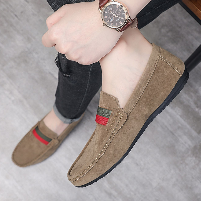 All Season Leather Slip-On Loafers