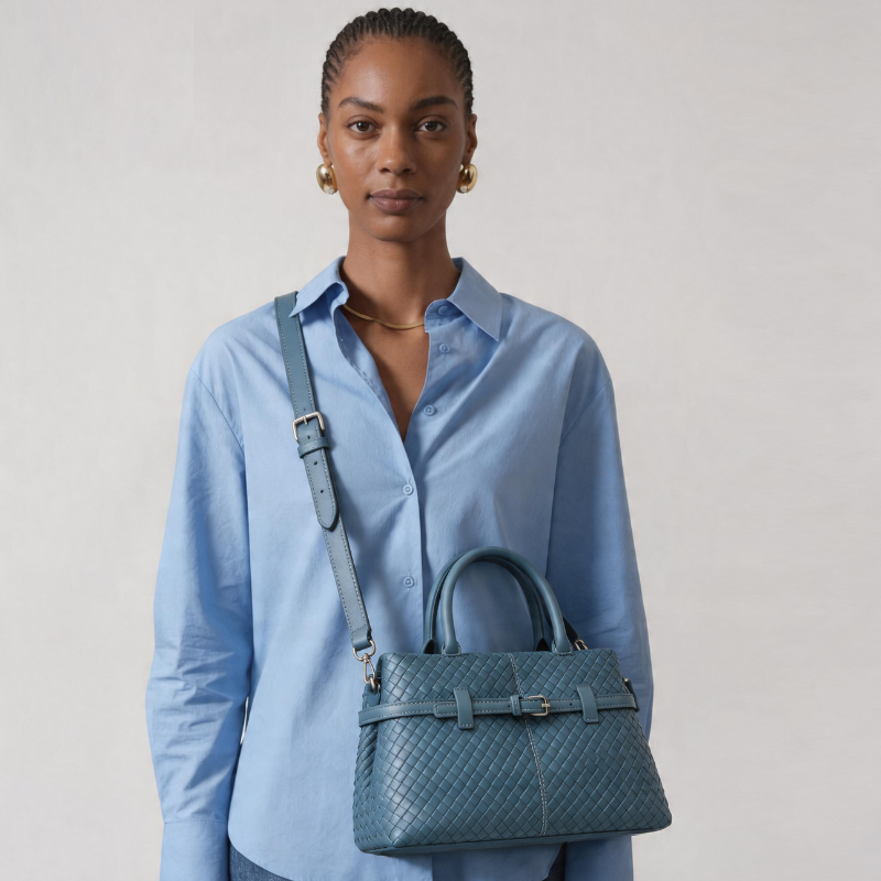 Weave Carry Large Capacity Handbag