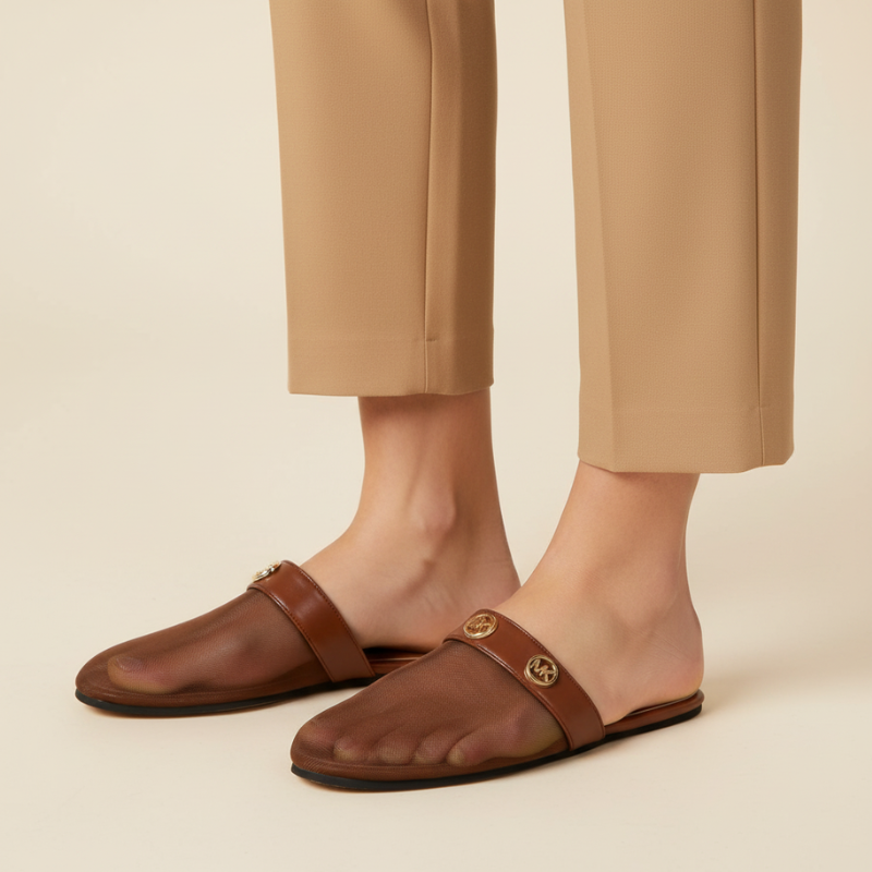 Breathable Mesh Hollow Out Slip On Sandals