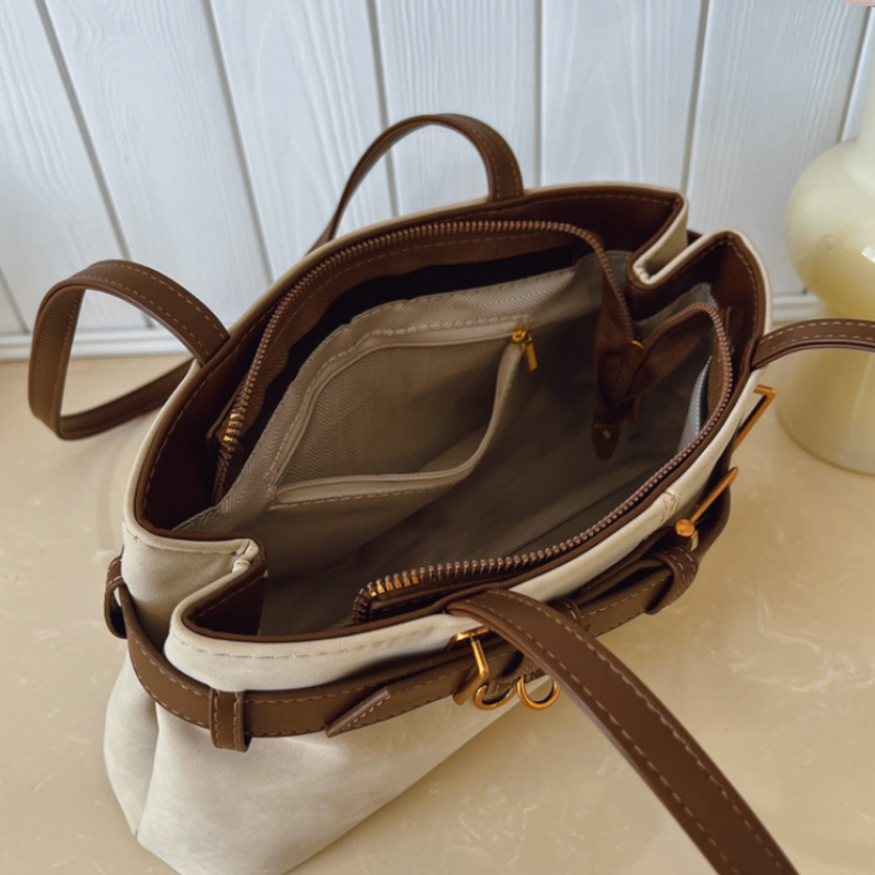 Buckle Charm Shoulder Bag