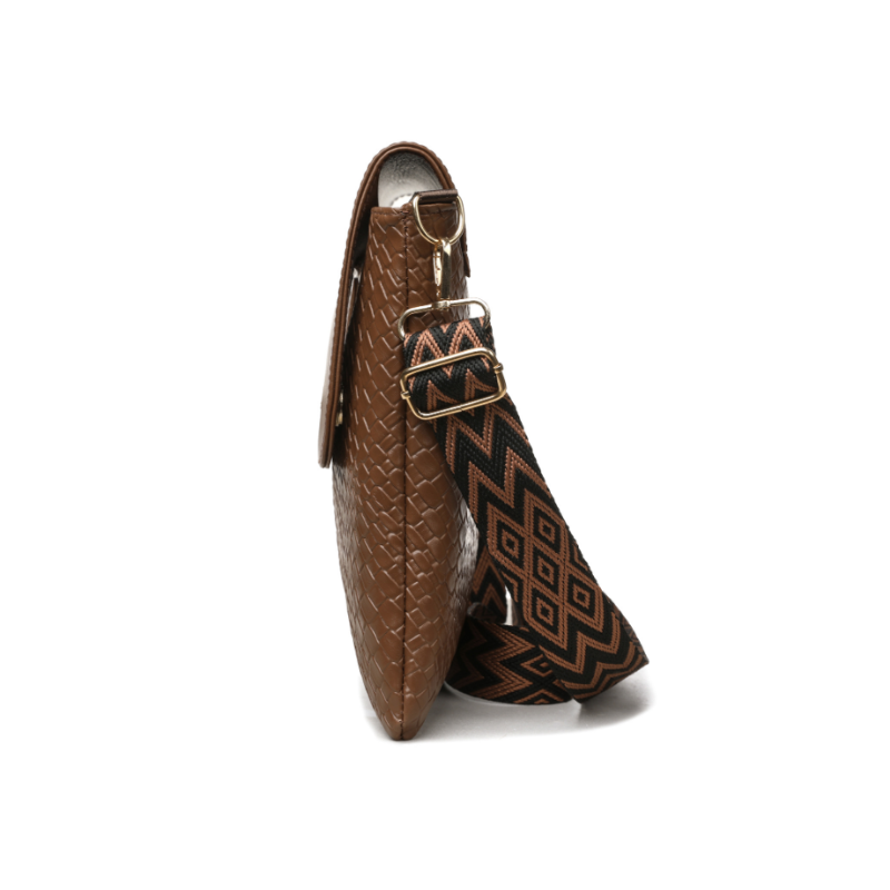 Avery Woven Shoulder Bag