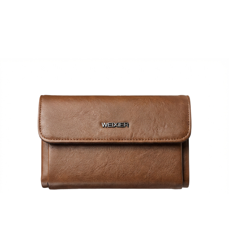Classic Double Zipper Long Wallet