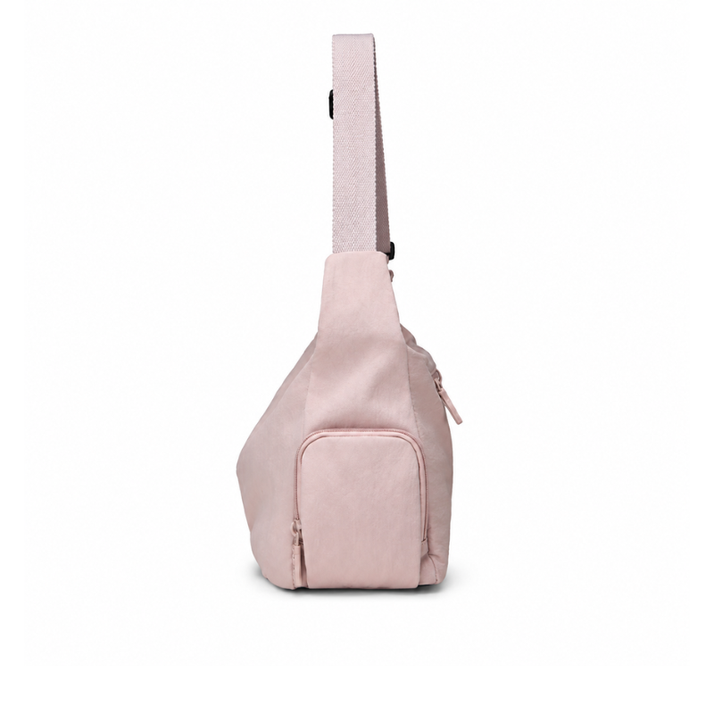 Pleated Nylon Casual Shoulder Bag