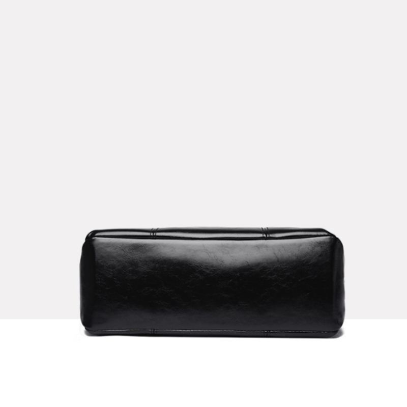 Black Gloss Bowling Shoulder Bag