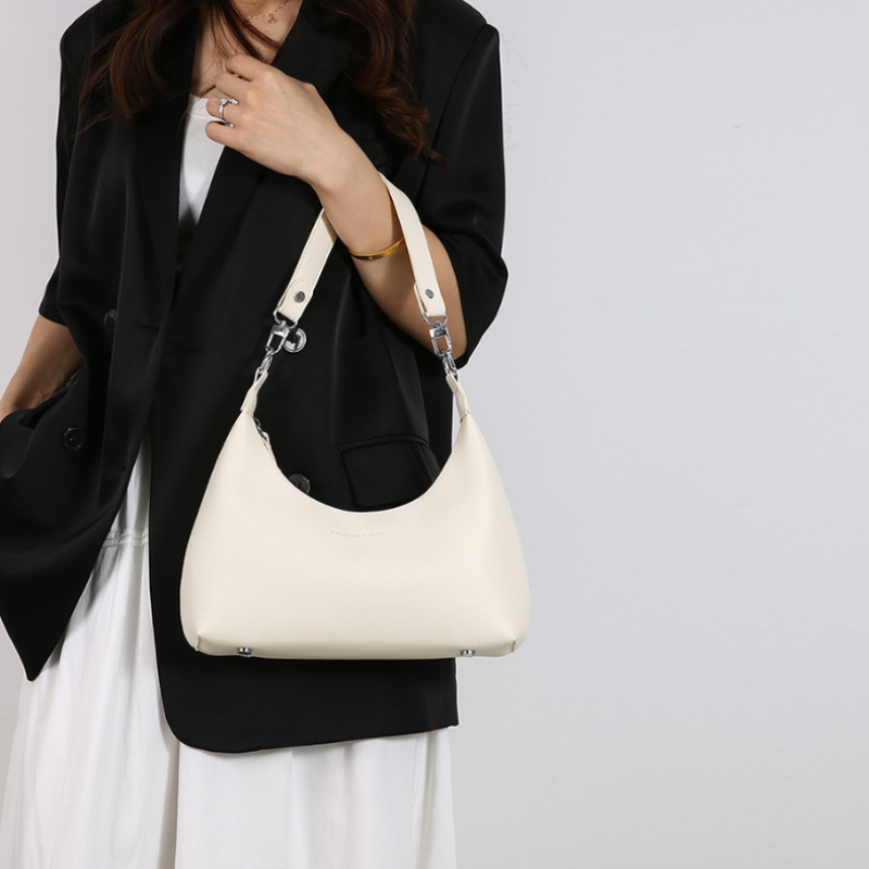 French Style Crescent Shoulder Bag