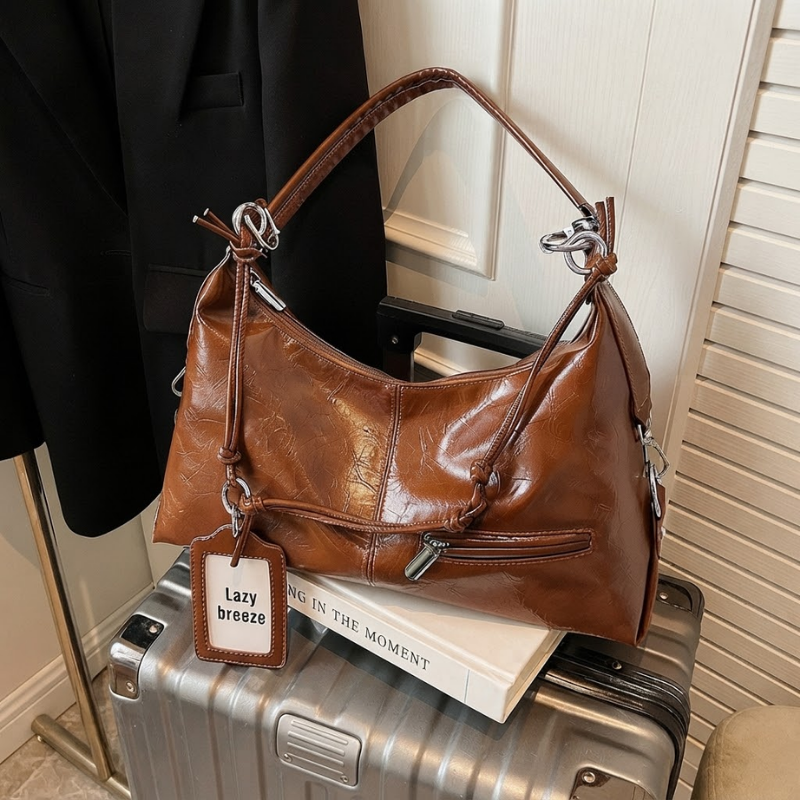 Vintage Gloss Shoulder Bag