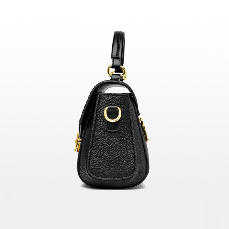 Liora Lock Structured Handbag