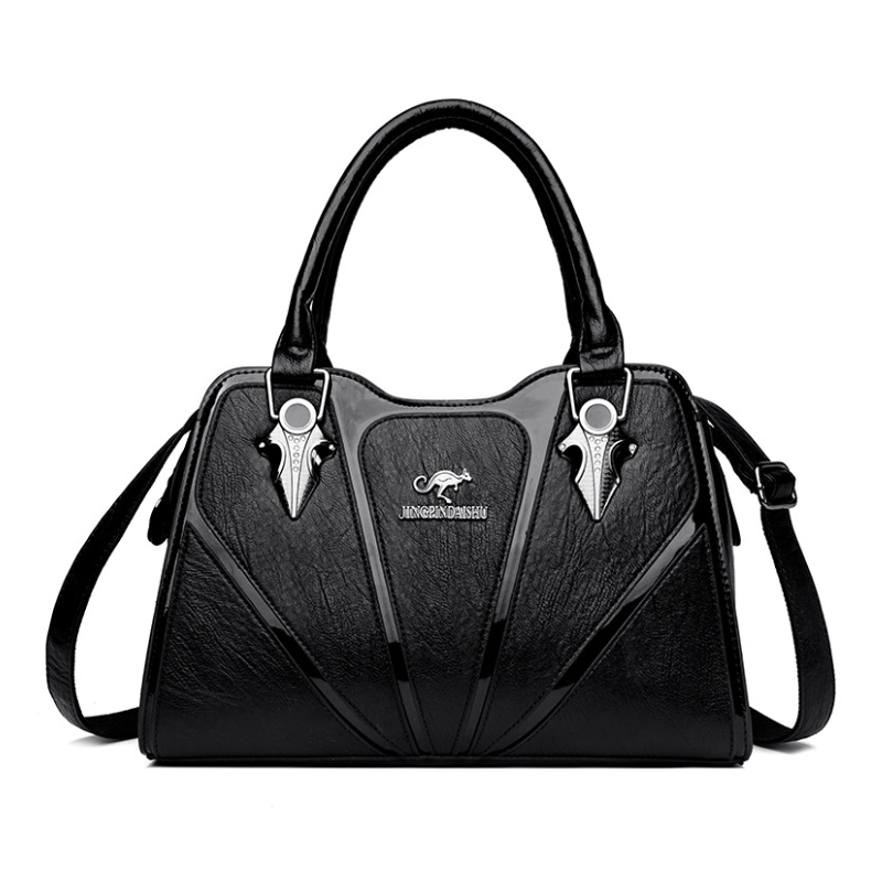 Elegant waterproof handbag with sleek weather-resistant design