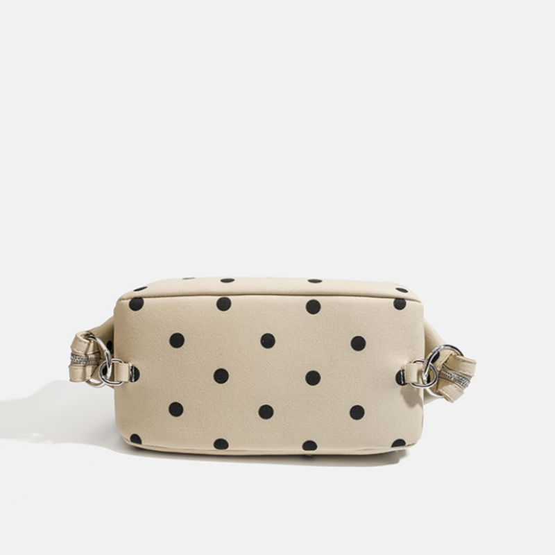 Polka Dot Boston Handbag