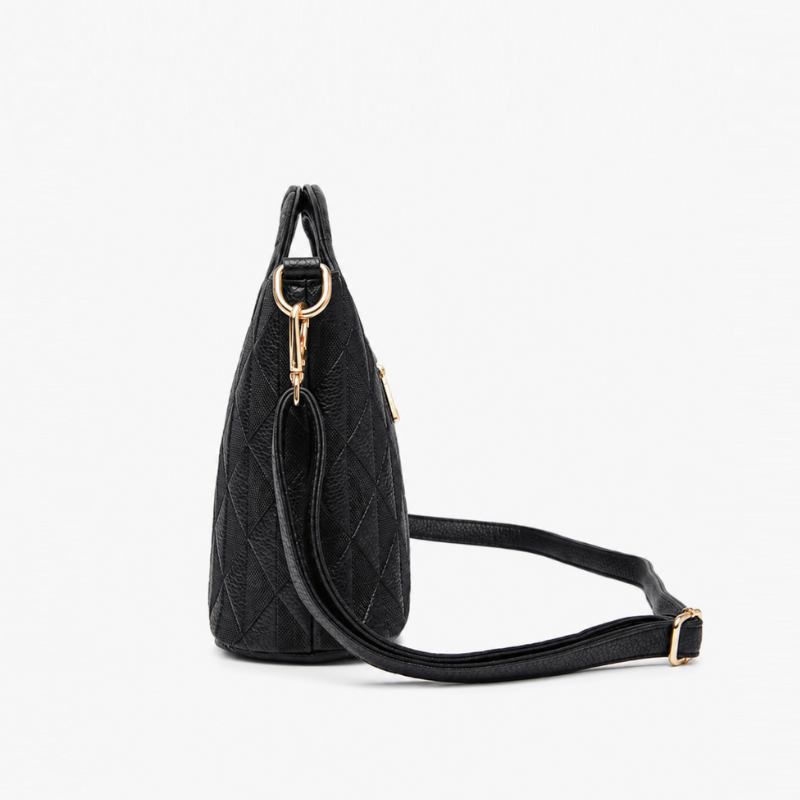 Diamond Texture Classic Handbag