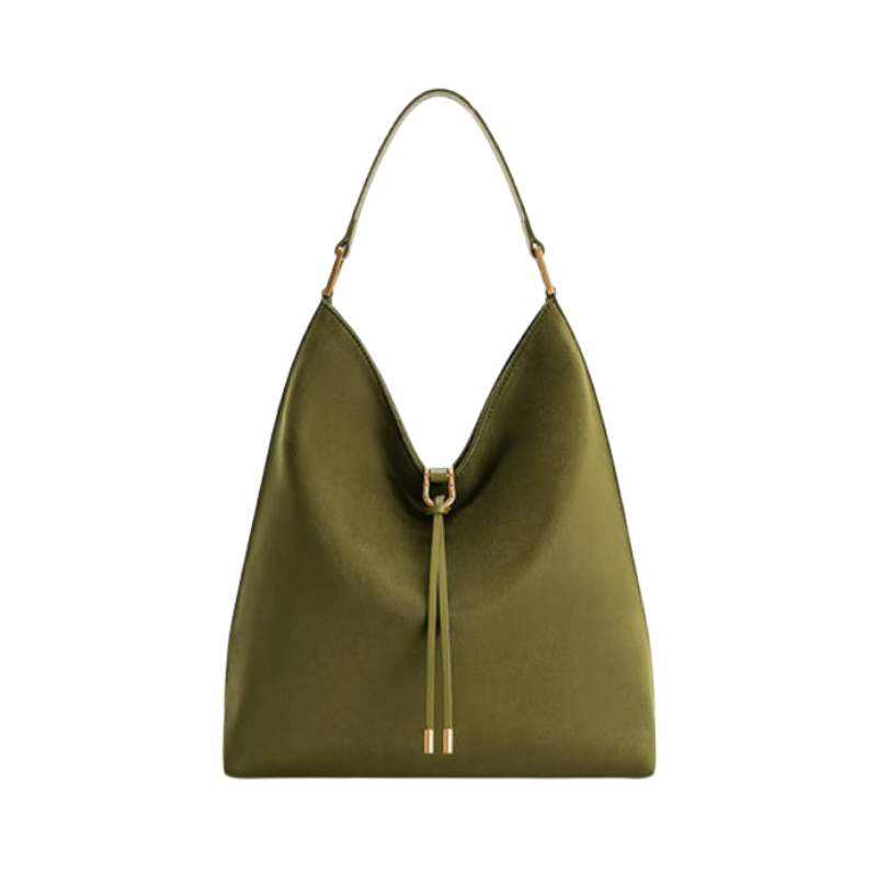 Suede Hobo Shoulder Bag For Women Large Capacity