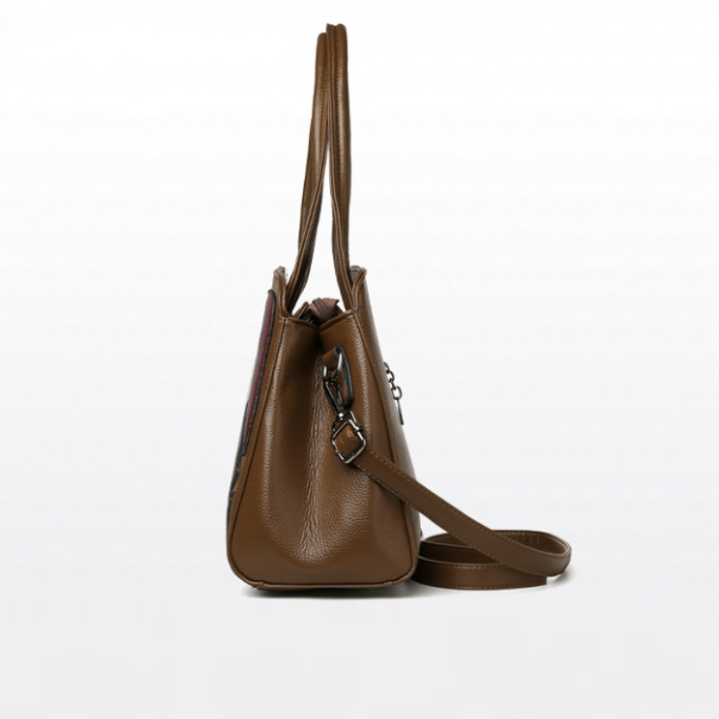 Geometric Heritage Shoulder Bag