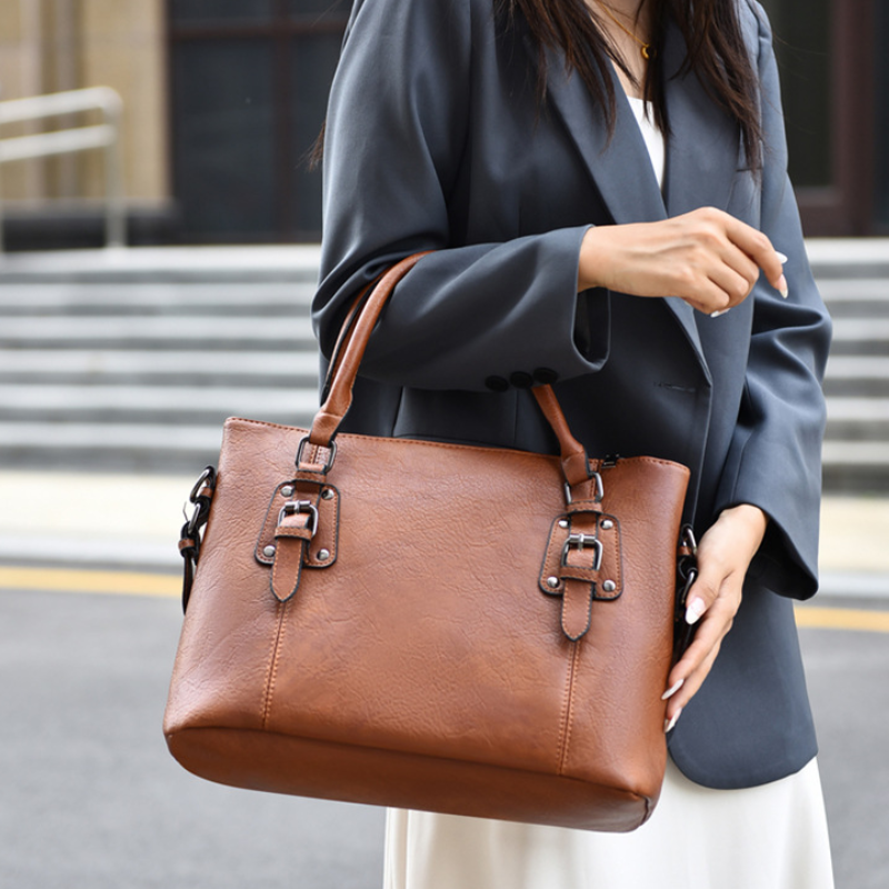 Classic Retro Large Capacity Tote Bag for Women