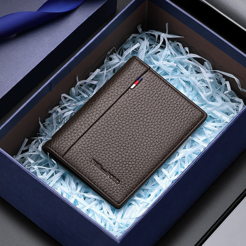 Men’s Genuine Leather Multi Card Holder Wallet