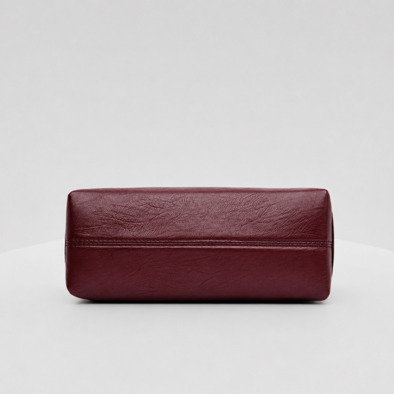 Vintage Leather Flap Crossbody Bag