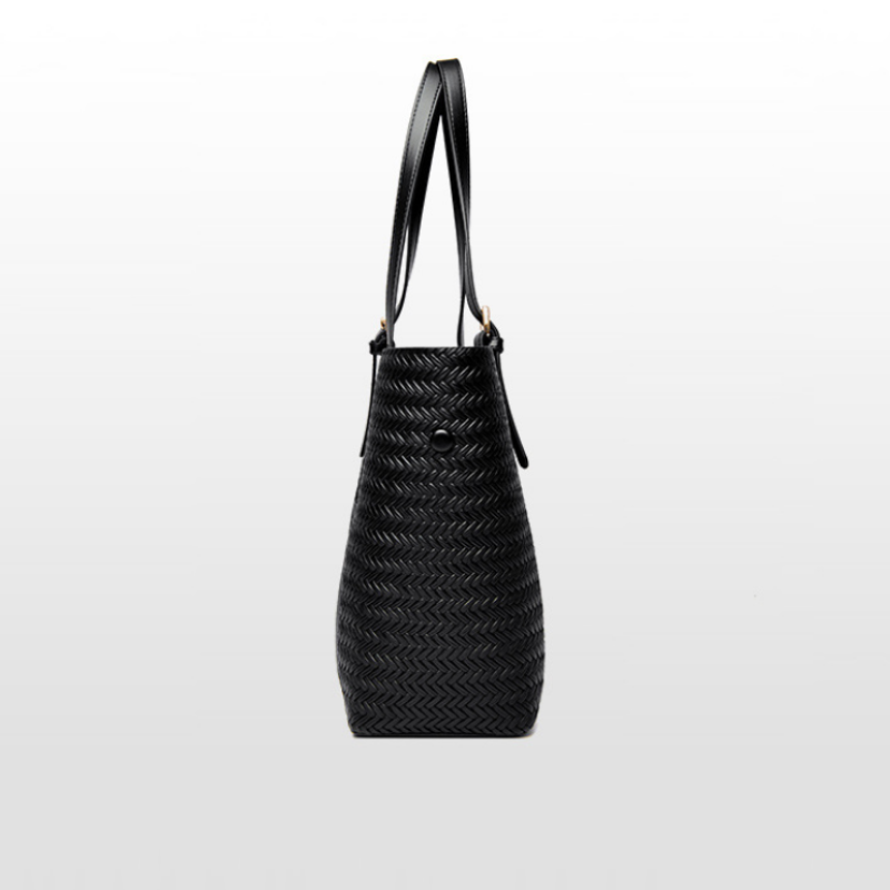 Woven Texture Classic Tote Bag
