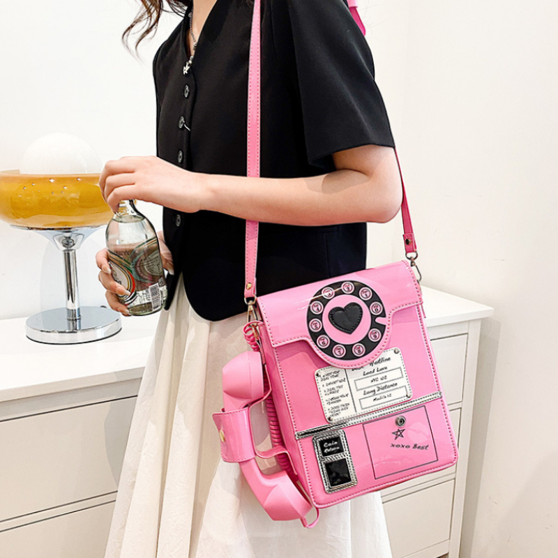 Retro Phone Novelty Shoulder Bag