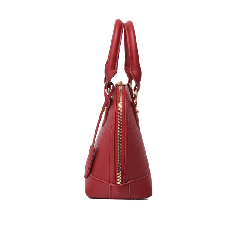 Crocodile Texture Classic Handbag