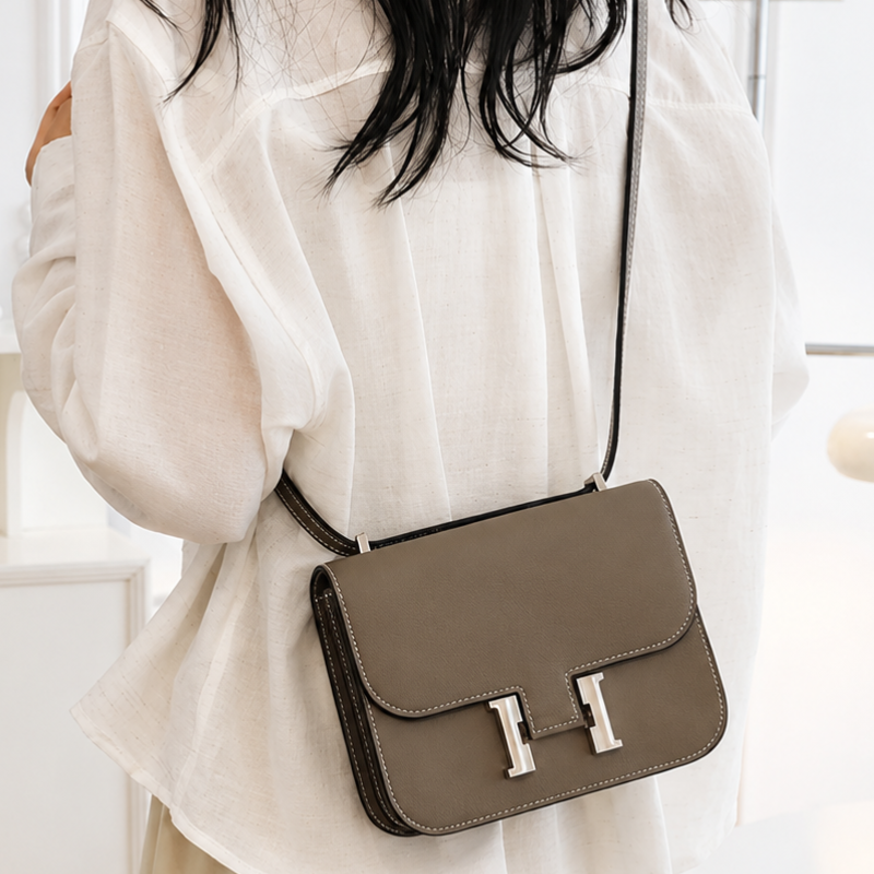Monroe H-Buckle Shoulder Bag
