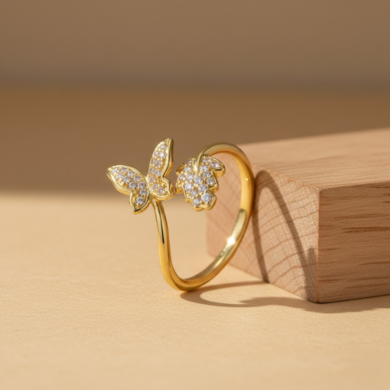 Auric Loop Retro Open Ring