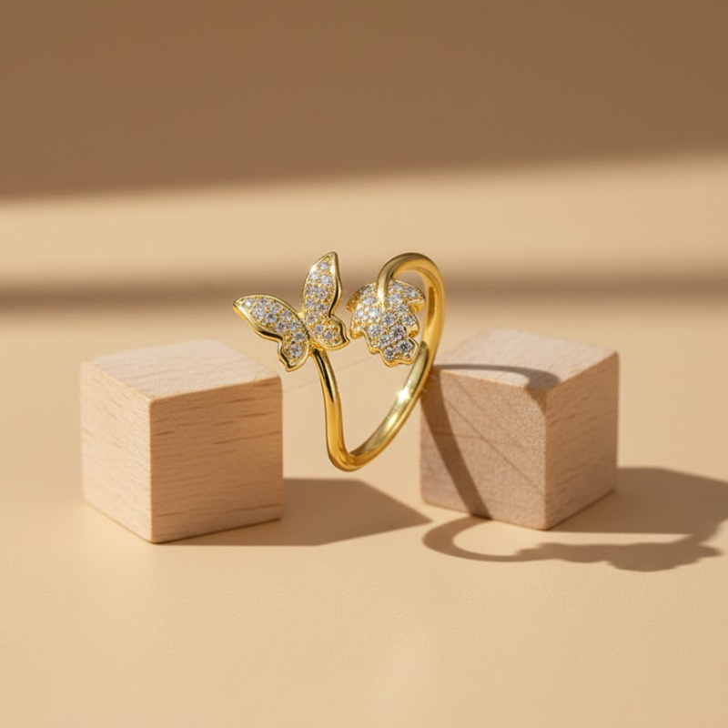 Auric Loop Retro Open Ring